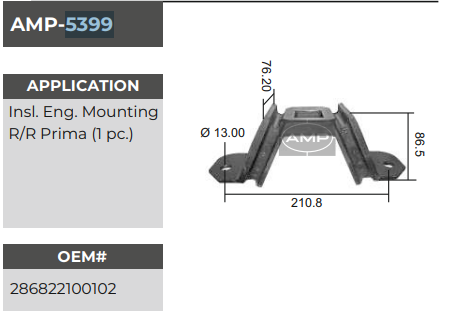 ENGINE MOUNTING BS6 PRIMA AMP-5399