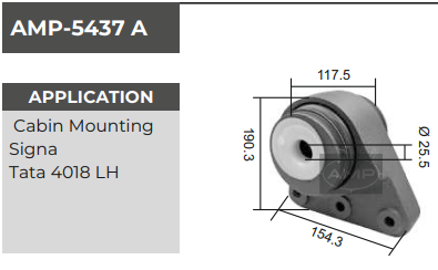 CABIN MOUNTING .SIGNA  AMP-5437A LEFT