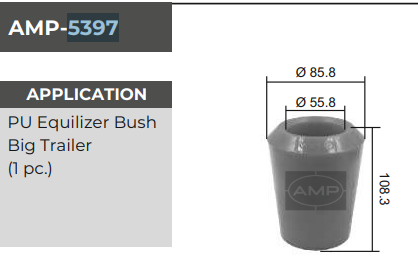 PU EQUILIZER BUSH BIG TRAILER AMP-5397