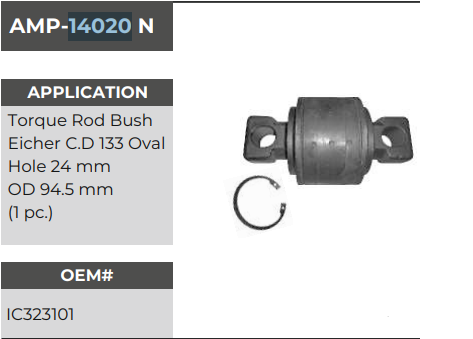 TORQ ROD BUSH EICHER AMP-14020N