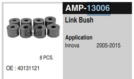 LINK BUSH INNOVA SET 8PC AMP-13006