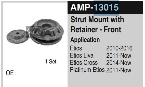 SHOCKER MOUNT ETIOS AMP13015
