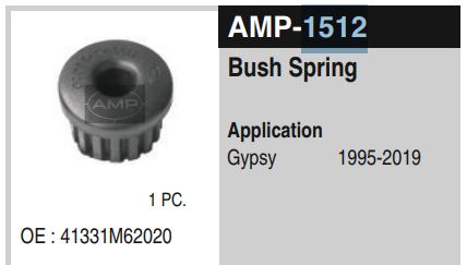 BUSH SPRING GYPSY AMP-1512 (SET OF 10)