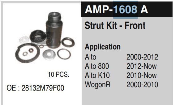 SHOCKER KIT ALTO/WAGON R AMP1608A