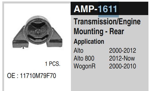 REAR ENG.MOUNTING  ALTO/W.R  AMP1611