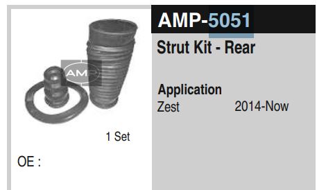 FRONT SHOCKER KIT ZEST AMP-5051