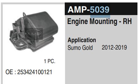 FRONT ENG. MOUTING SUMO GOLD RH AMP-5039