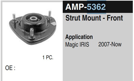 SHOCKER MOUNT IRIS/NANO AMP-5362