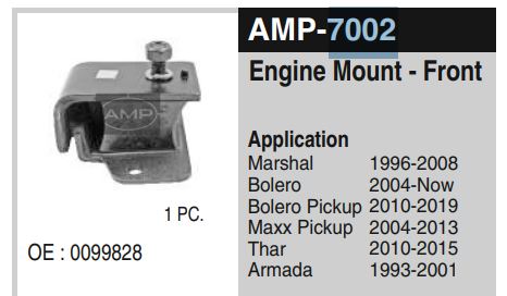 FRONT ENG,MTG.ARMADA,DI/BOLEROAMP-7002
