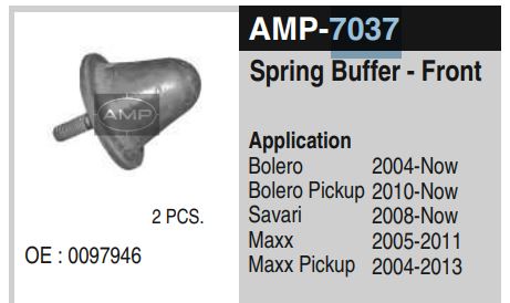 FRONT BUFFER BOLERO AMP-7037