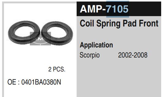 COIL SPRING PAD M&M AMP7105