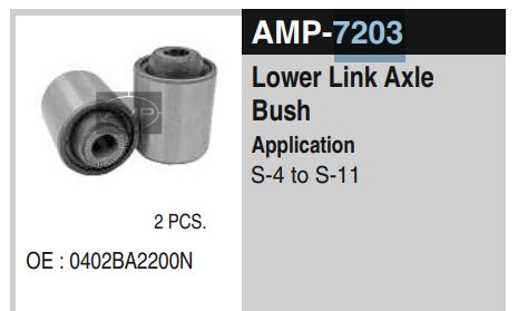 LOWER ARM BUSH XYLO AMP7203XXXX