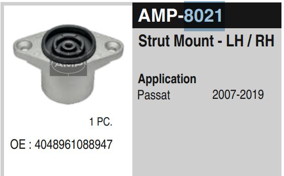 SHOCKER MOUNT AUDI/POLO  AMP8021