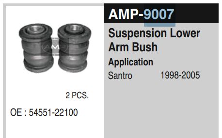 ARM BUSH SANTRO AMP9007XXXXX