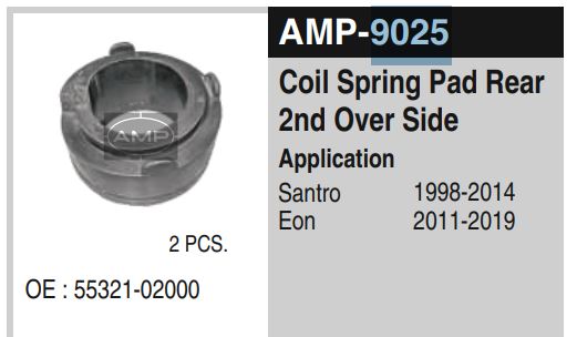 R.COIL SPRING PAD 2ND SANTRO AMP-9025