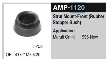 RUBBER STOPPER FR.STRUT VAN AMP-1120