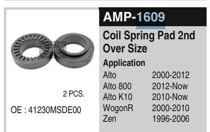 COIL SPRING PAD 2ND O/S WAGON R 1609