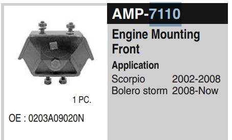 ENGINE MTG FRONT SCORPIO AMP-7110