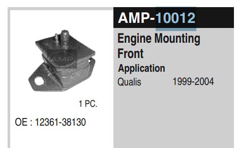 ENGINE MOUNTING QUALIST AMP10012