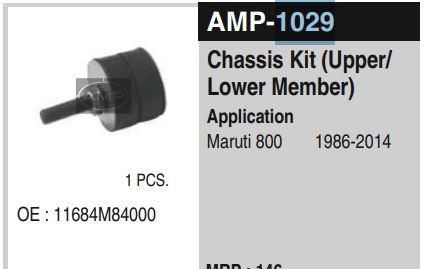 CHASSIS KIT(UPPER/LOWER MEMBER) AMP-1029