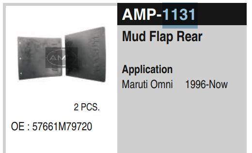 R.MUD FLAP OMNI AMP-1131 *