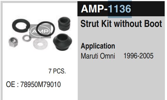 SHOCKER KIT OMNI W/O BOOT AMP1136