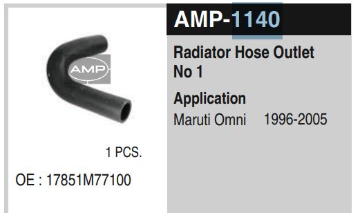 RADIATOR HOSE OUTLET AMP1140