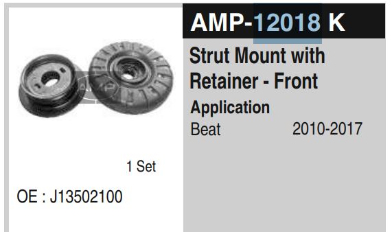 SHOCKER MOUNT KIT BEAT AMP12018K