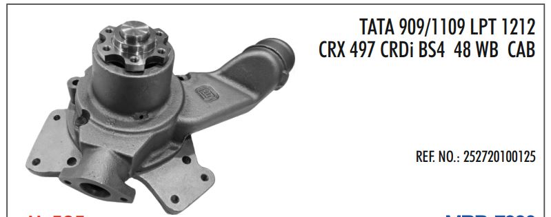 W B TATA 909/1109/BS4 LPT1212 M525 (G)