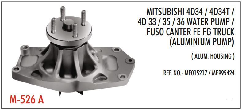 W.P ASSY BHARAT BENZ M-526A (G)