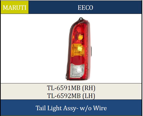 T.LIGHT ECCO W/O WIRINGH RH TL 6591MB