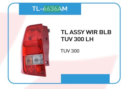 T. LIGHT TUV 300 W/O  R FOG LH TL-6636AM
