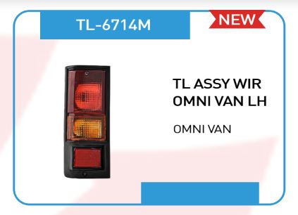 T LIGHT ASSY OMNI VAN N/M LH TL-6714M