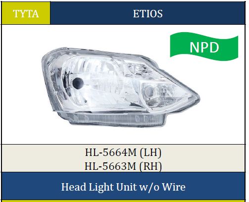 H.LIGHT ETIOS LH MN 5664M