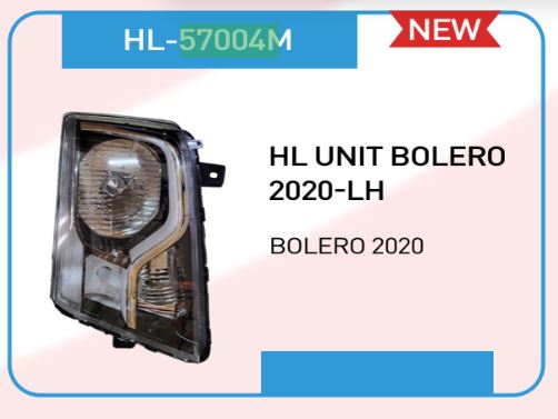 HEAD LIGHT BOLERO BSVI 2020 L HL57004M