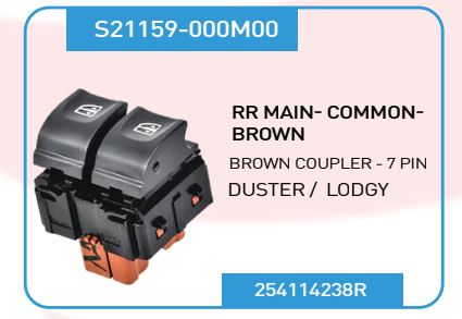 PWS 2MAIN DUSTER LODGY S21159 BROWN