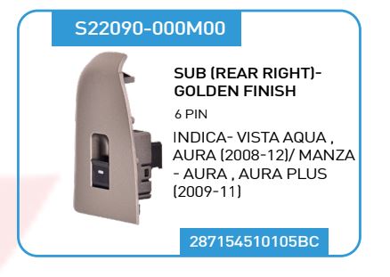 SWITCH PWS VISTA MANZA S22090