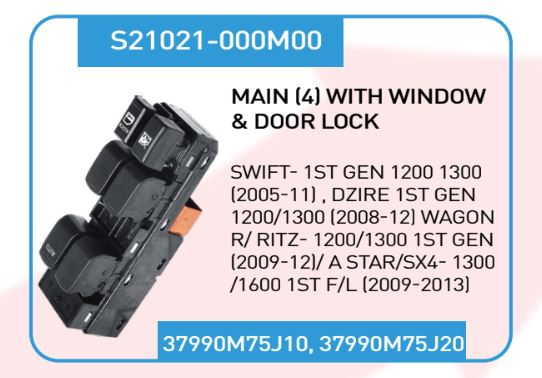 PWS SWIFT/DZIRE/WGNR MAIN S21021