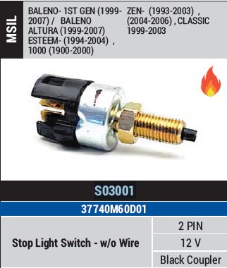 LCS COMBINATION SWITCH LL TD3001 MODEL