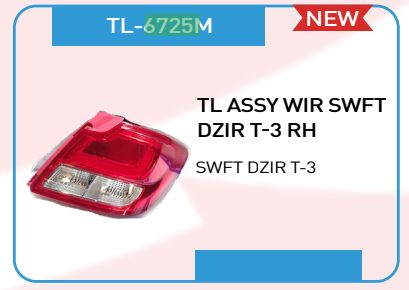 T.LIGHT SWIFT DEZIRE T3  6725M  RH