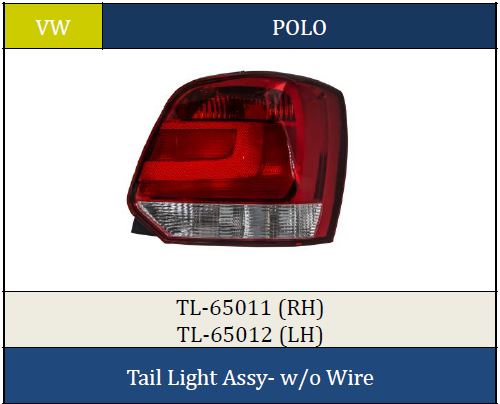 T.LIGHT POLO W/O WIRE LH TL-65012