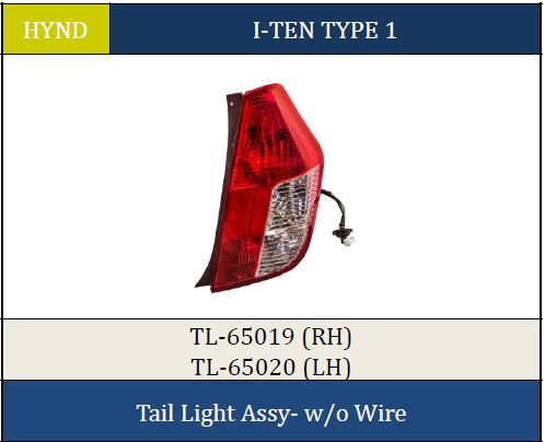 T.LIGHT I-10 T1 RH 65019