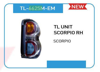 T.LIGHT SCORPIO W/O BULB  RH TL-6625M-EM