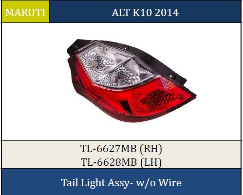 T.LIGHT ALTO K10 NM LH W/O W T2 6628MB