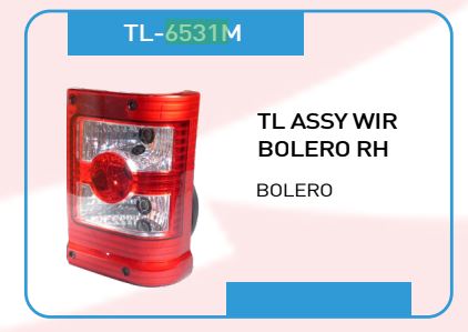 T.LIGHT BOLERO T2 WITH HOLDER 6531M RH