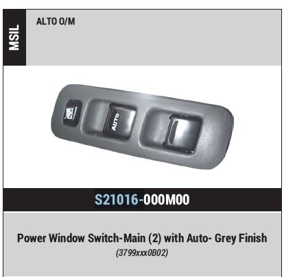 SWITCH PWS ALTO O/M S21016-000M00