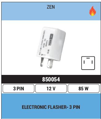 FLASHER ZEN 12 V 850054
