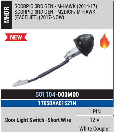 SWITCH OIL PRESSURE SCORPIO CRDI TD1104