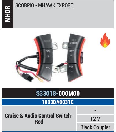 SWITCH PANEL SCRPIO SPORT S-33018