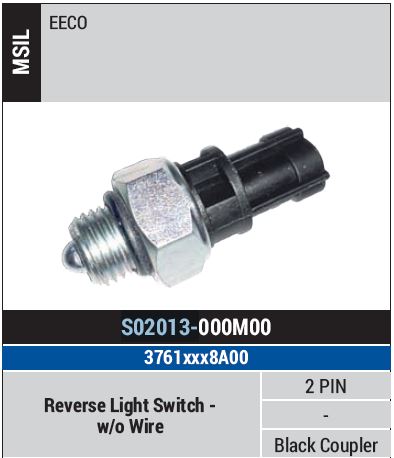 SWITCH REVERSE LIGHT EECO SO 2013